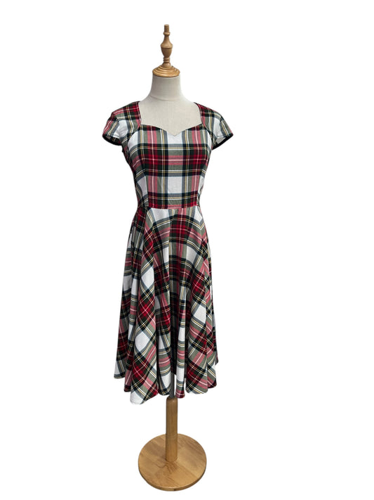 HELLBUNNY TARTAN DRESS | S