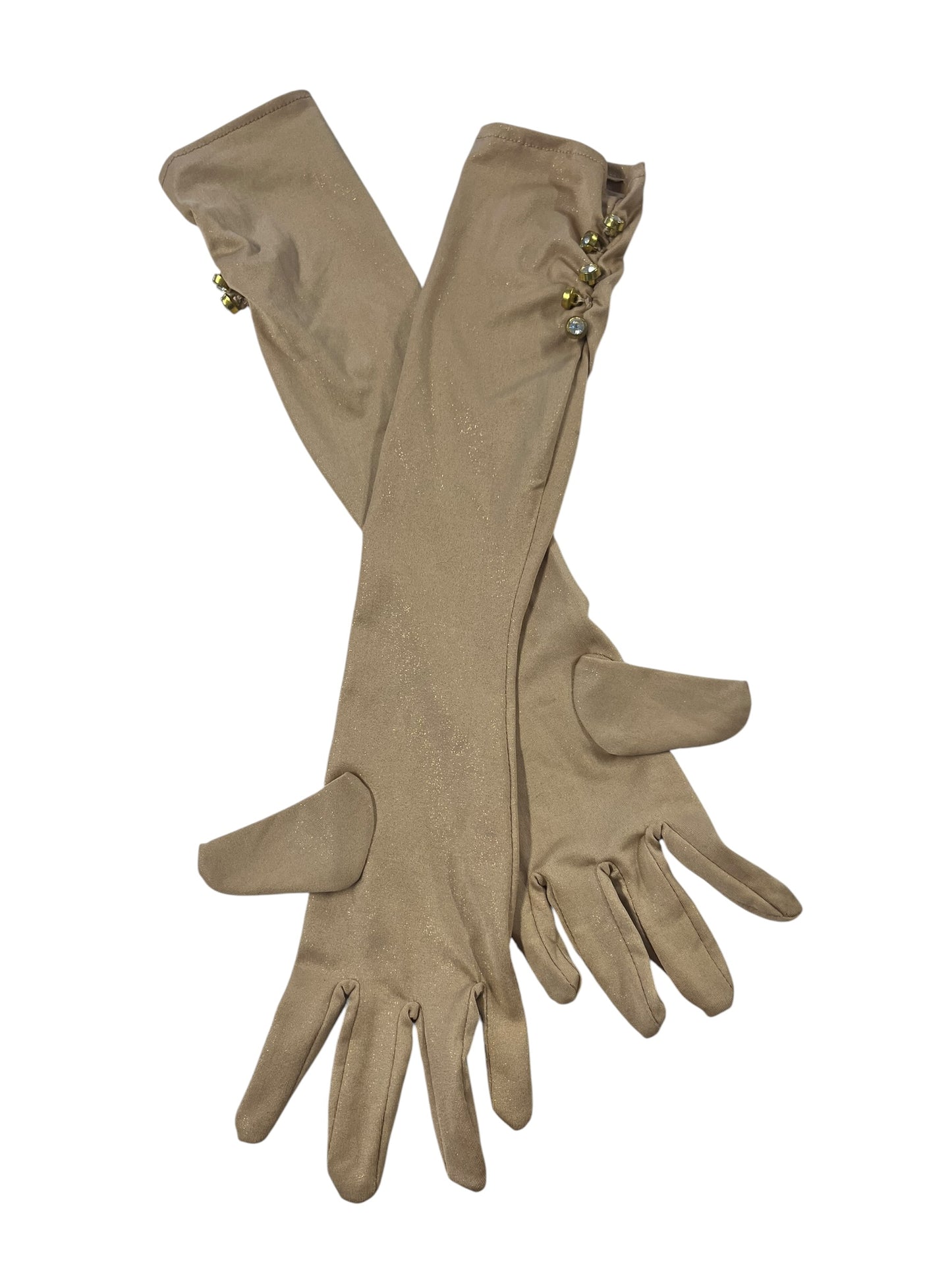 LONG GOLD GLOVES