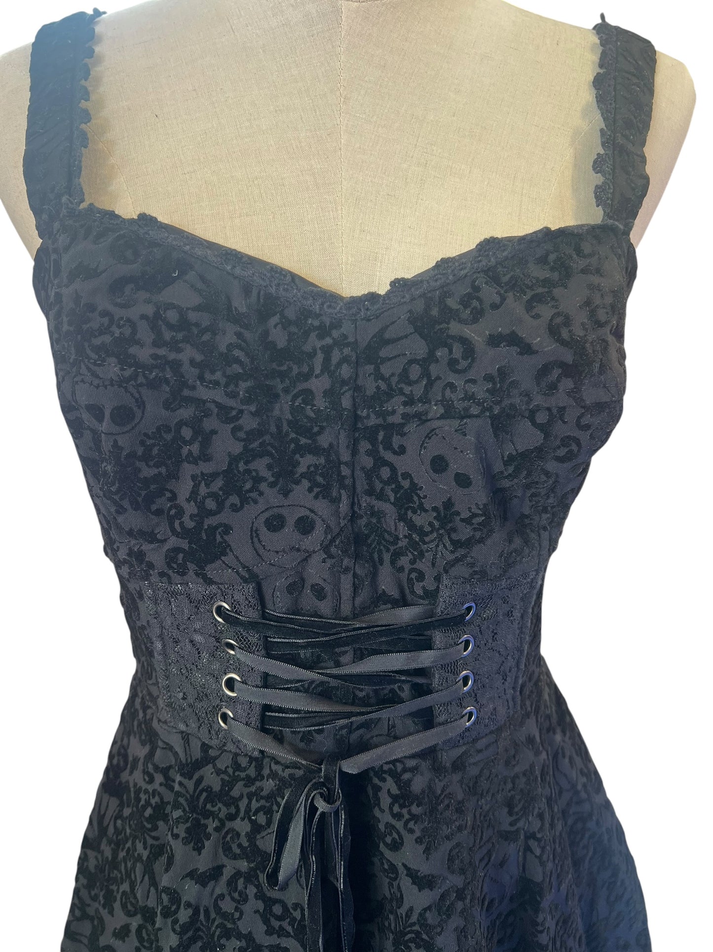 NFC BLACK BROCADE DRESS | L/10