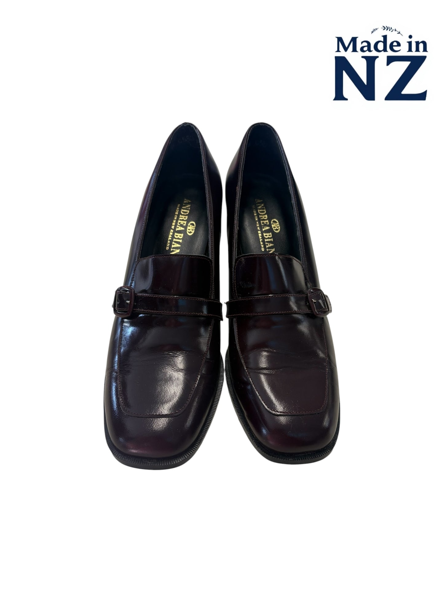 ANDREA BIANI DEEP MAROON SHOES  | 9