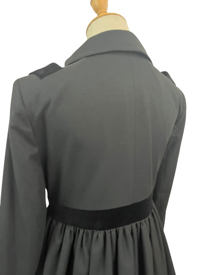 BLACK ALT COAT SZ 12