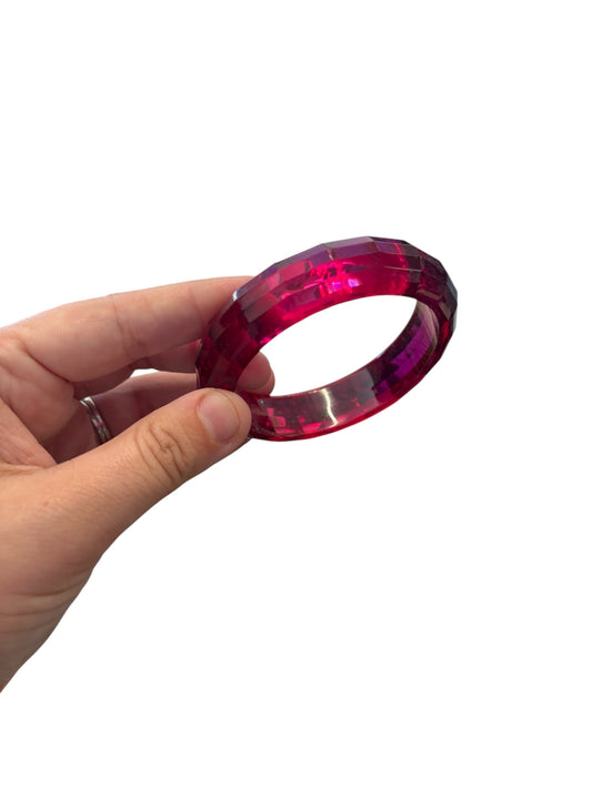 PINK ABSTRACT BANGLE