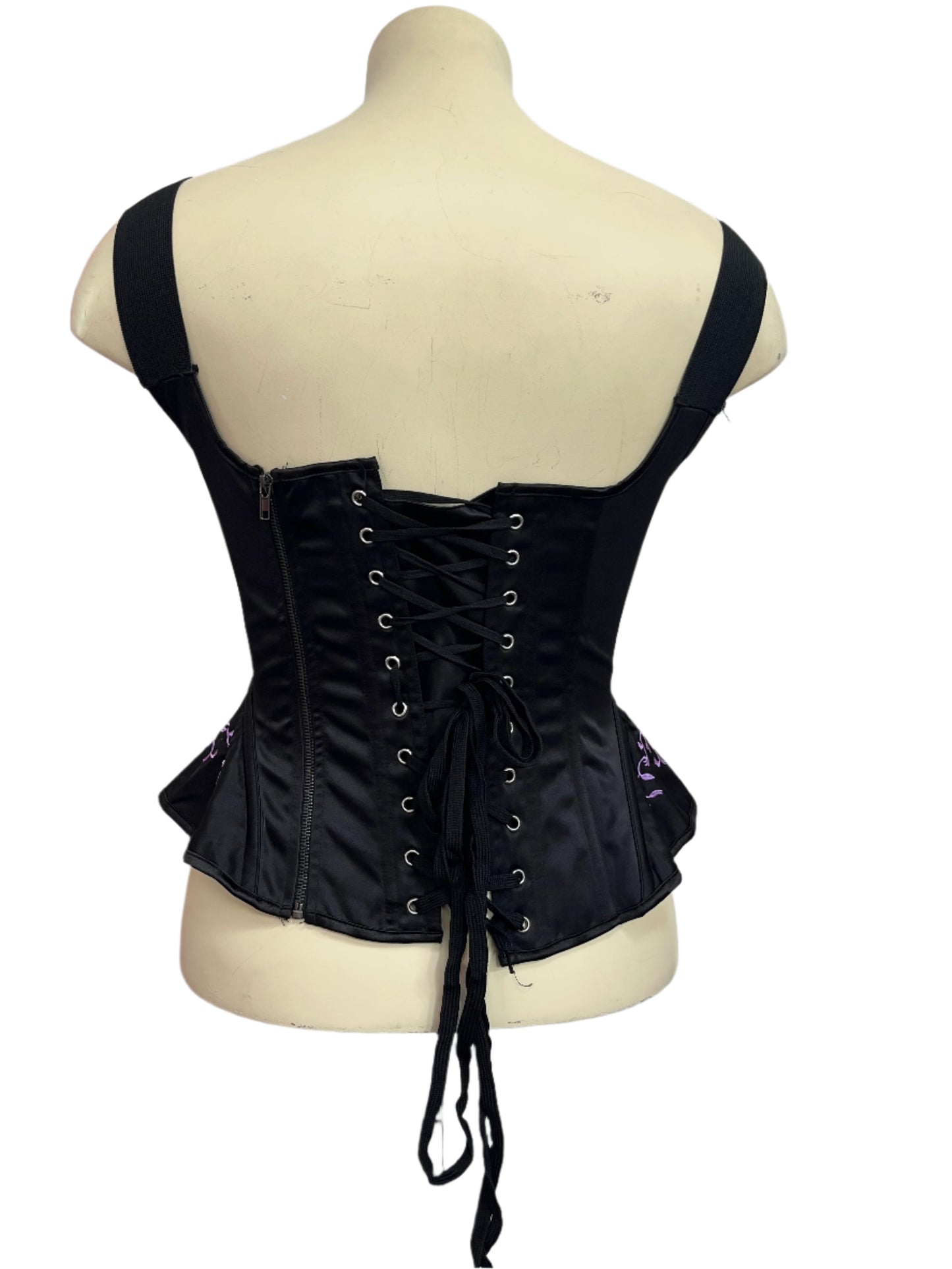 PURPLE CORSET TOP SZ 12/14