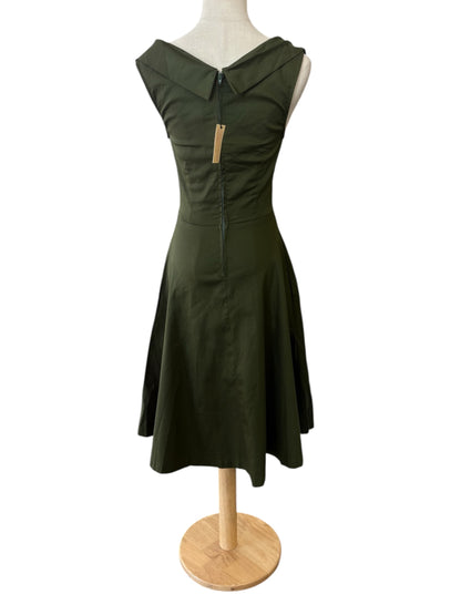 ARMY GREEN DARLENE DRESS | 8