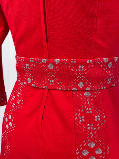 MARTI (AUS) VIBRANT 70S DRESS SZ 14