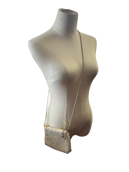 CREAM GLOMESH SHOULDERBAG