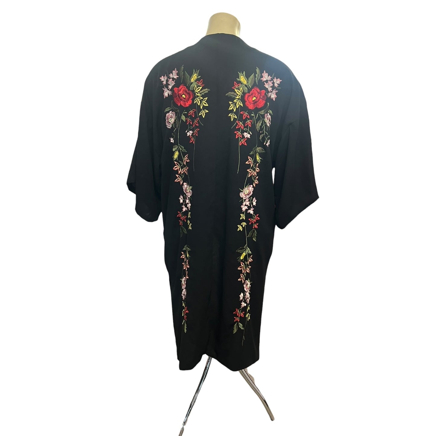 CITY CHIC EMBROIDERED DUSTER COAT | XS/16