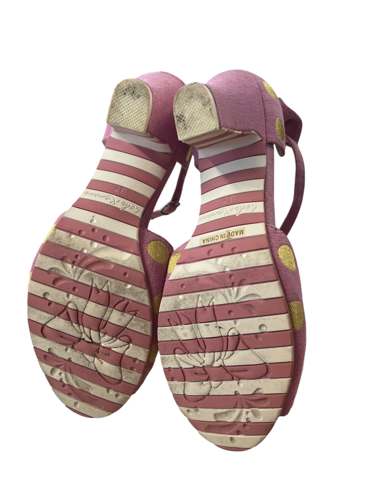 LOLA RAMONA PINK HEELS | 37