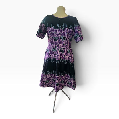 LADY VINTAGE PURPLE DRESS | 20