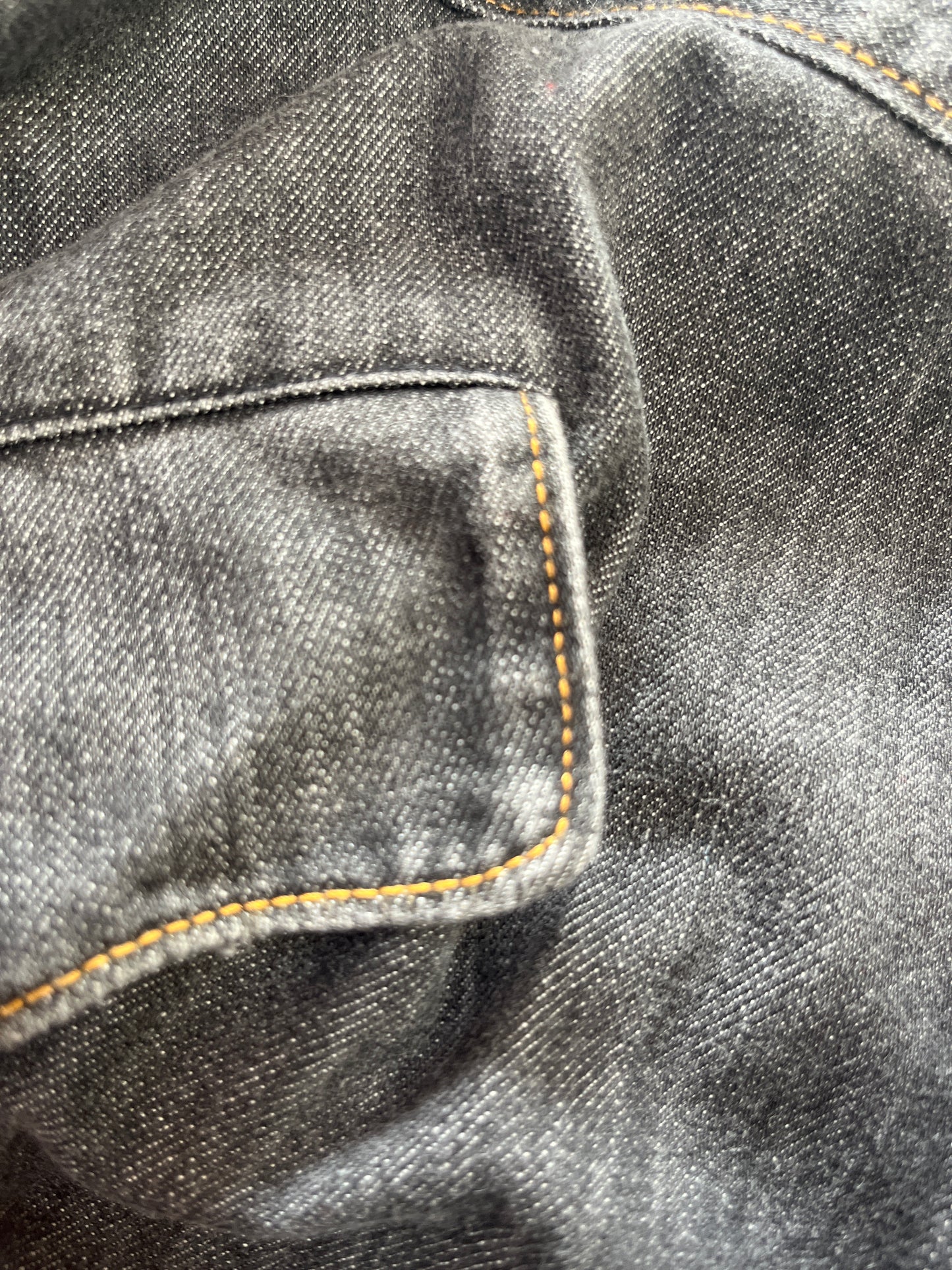 GREY DENIM PINAFORE DRESS | 2X