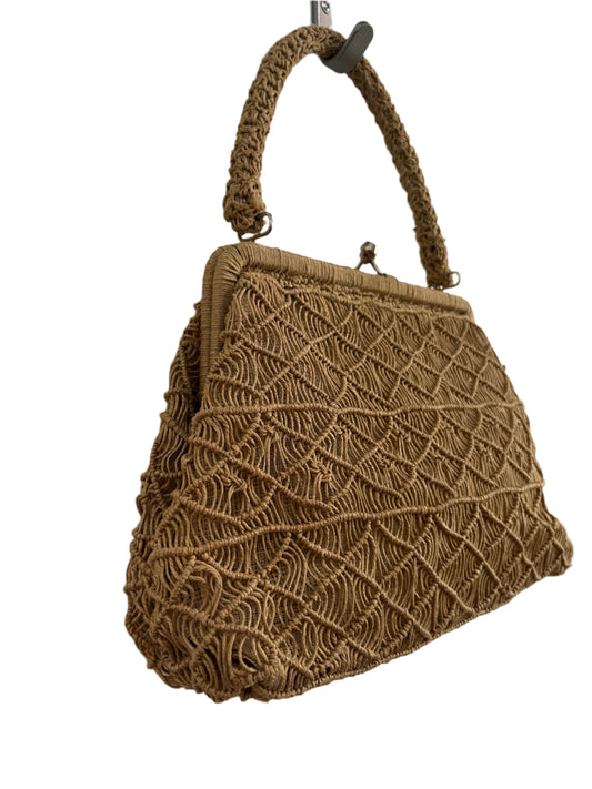 COTTON WEAVE HANDBAG (GOOD SIZE!)