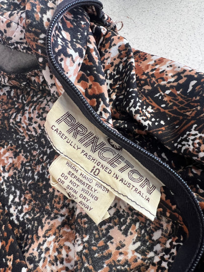 PRINCETON BROWN PATTERN DRESS | 10