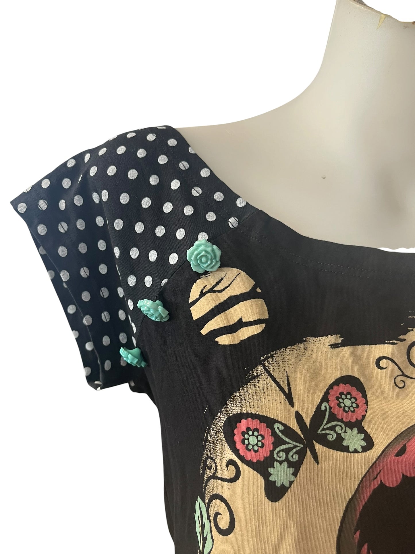 TOO FAST SQUIRREL SKULL TOP | S