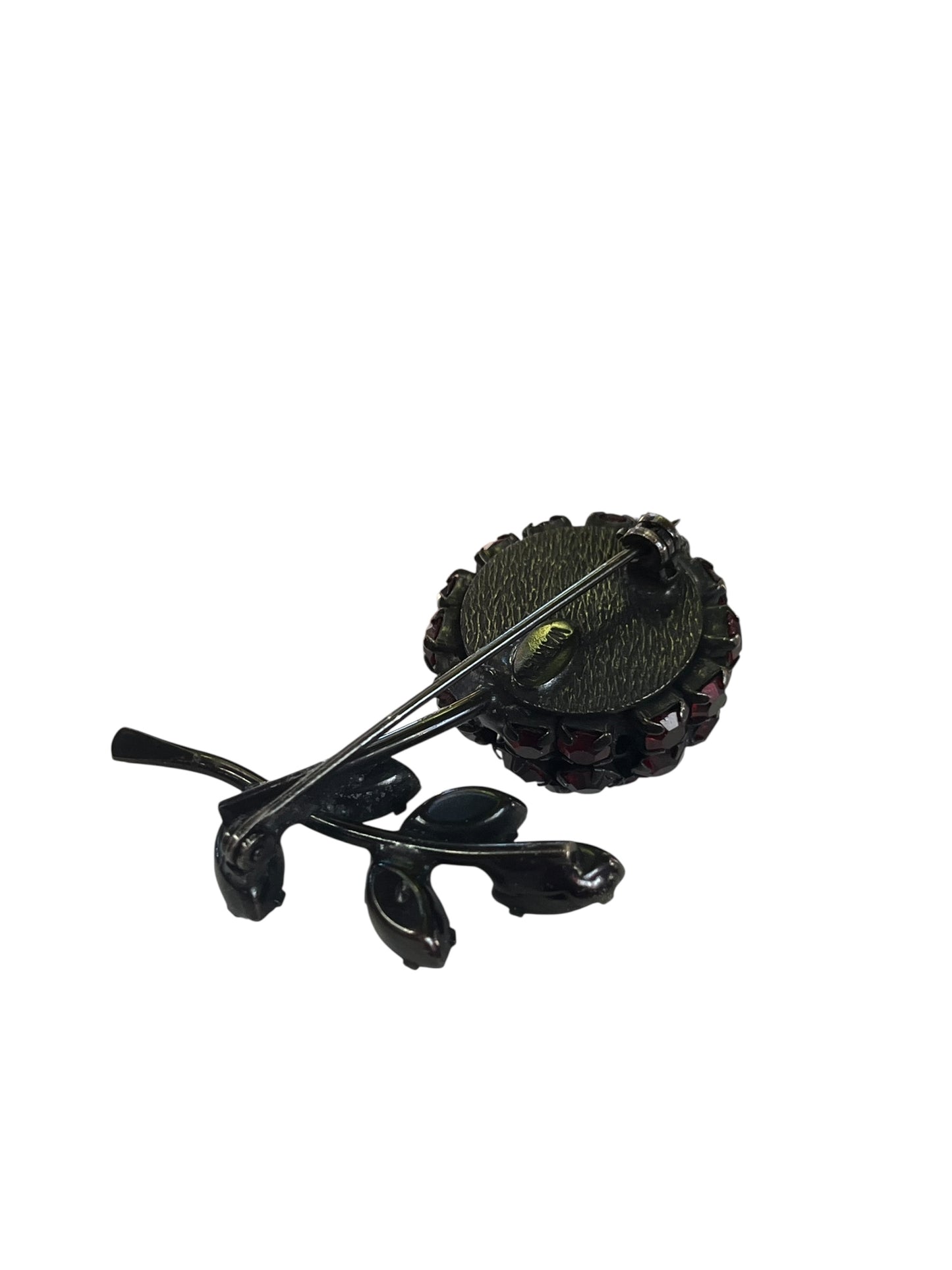 WARNER DOMED CHERRY BROOCH