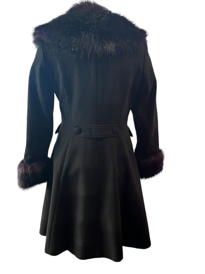HELL BUNNY DARK PURPLE COAT | XL