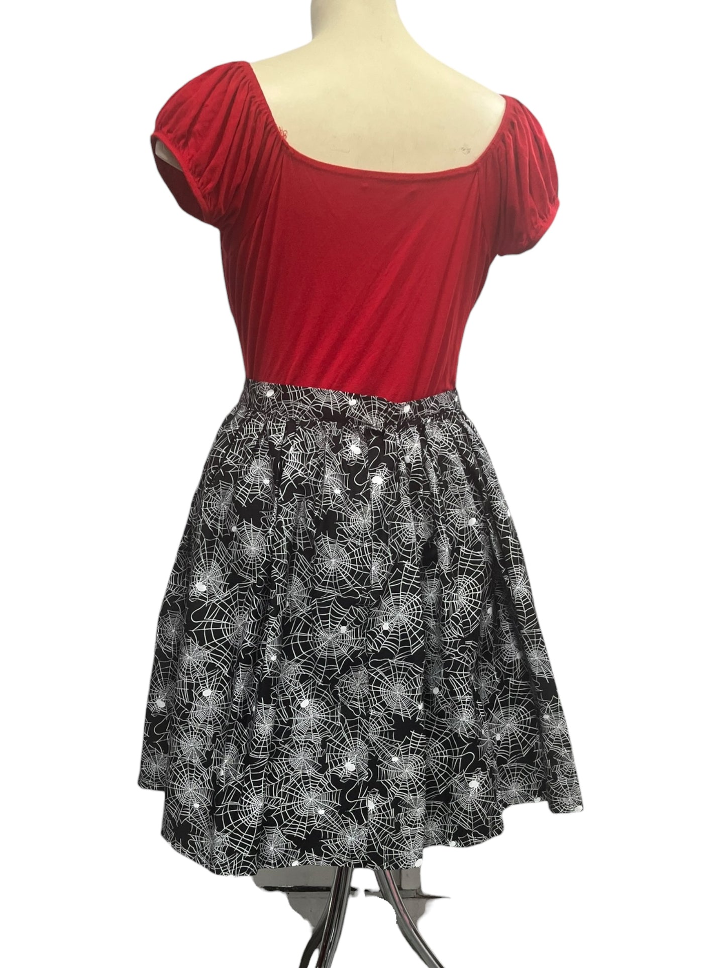 BLACK SPIDERWEB SKIRT  | 20