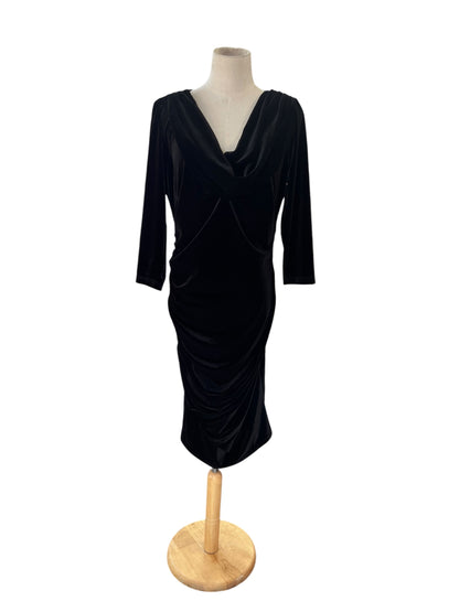 DEADLY DAMES VELVET WIGGLE DRESS | XL