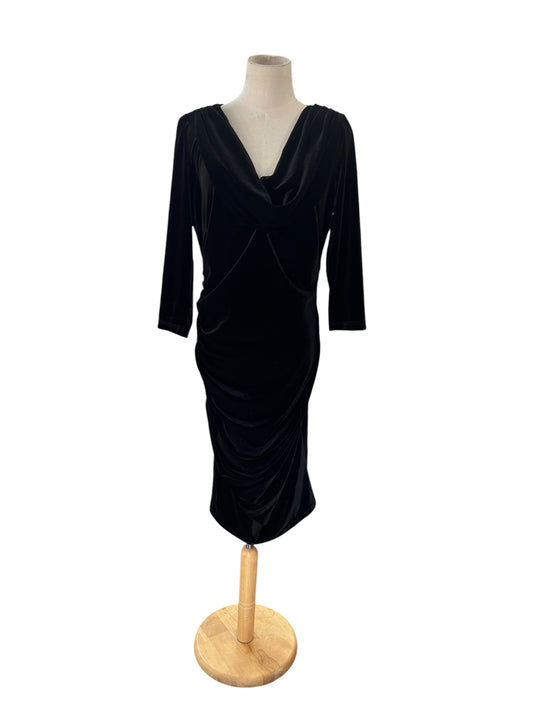 DEADLY DAMES VELVET WIGGLE DRESS | XL