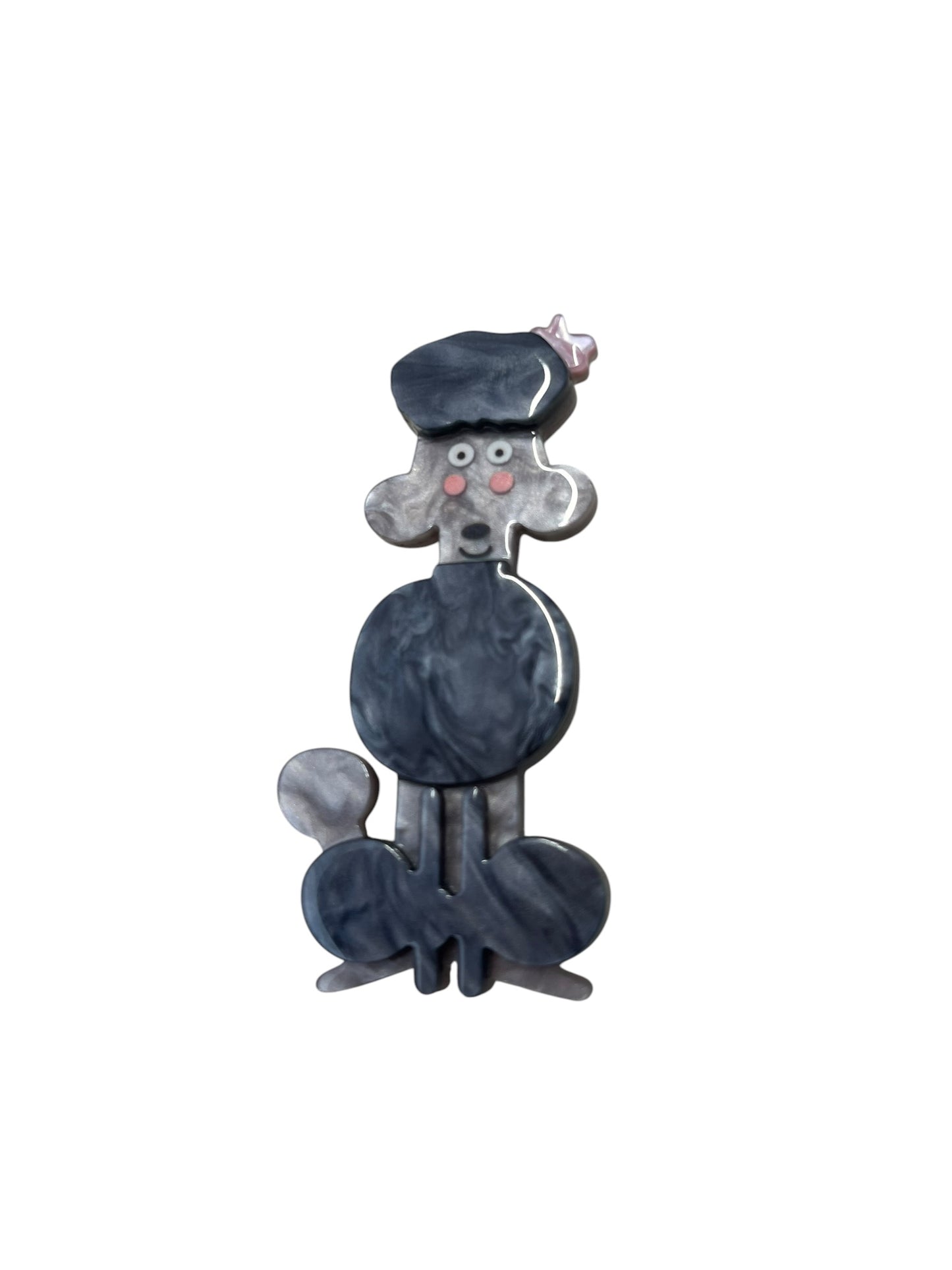 POODLE ALONG BROOCH