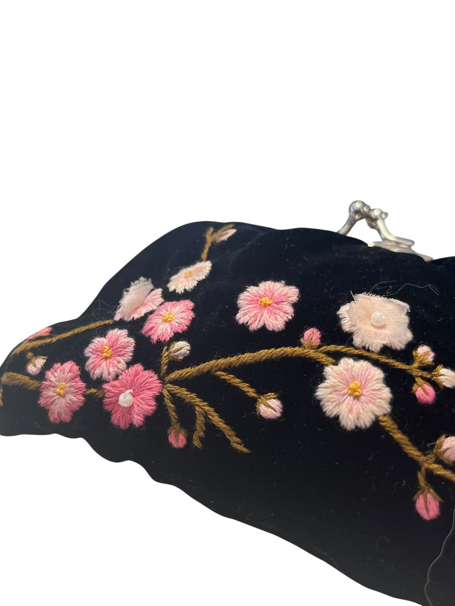 TASMIN COOPER VELVET PURSE
