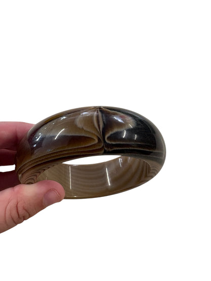 BROWN WOODGRAIN STYLE BANGLE
