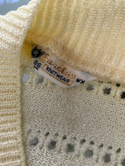 LEMON CARDIGAN SZ 14
