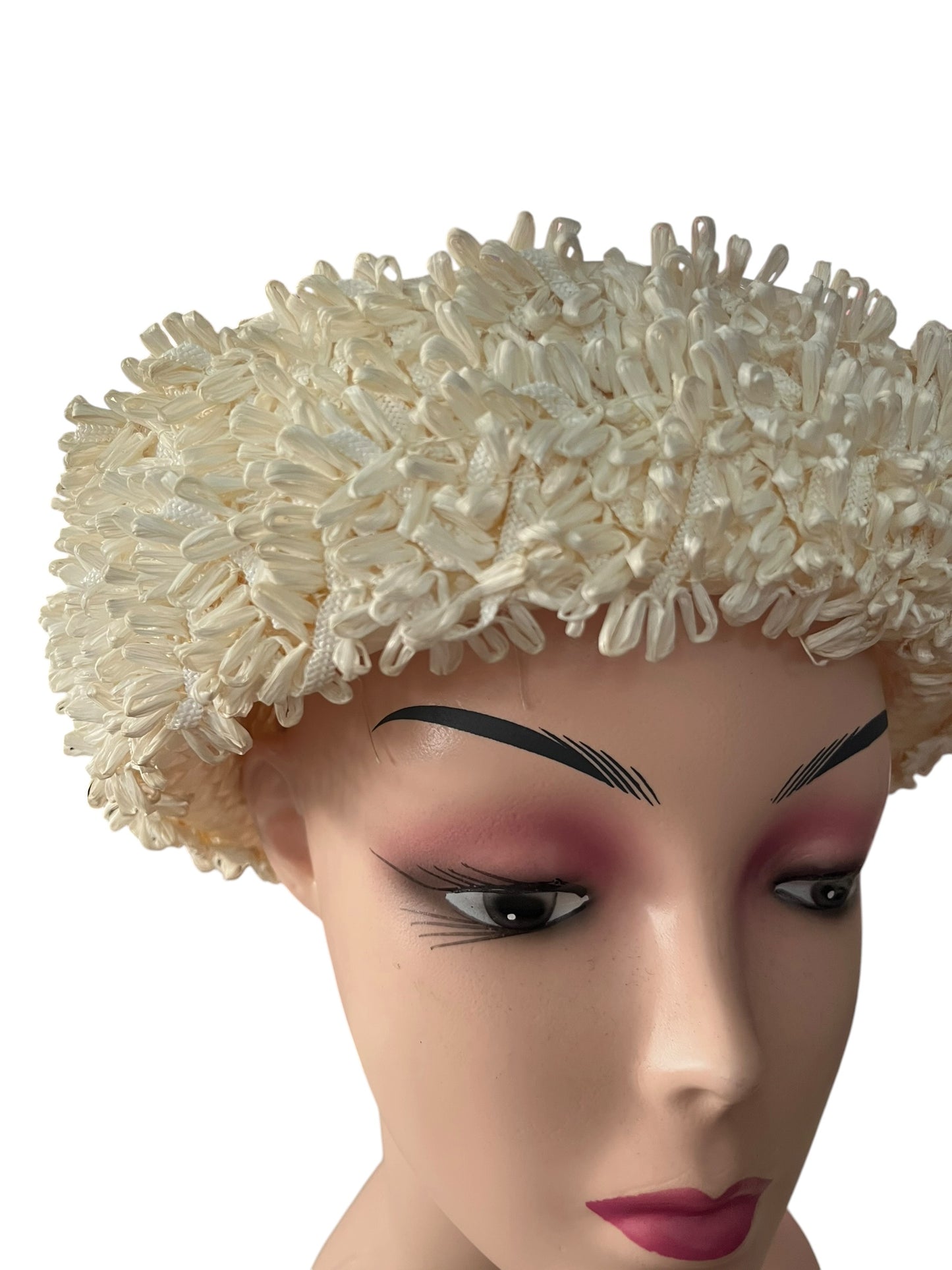 CREAM RAFFIA HAT