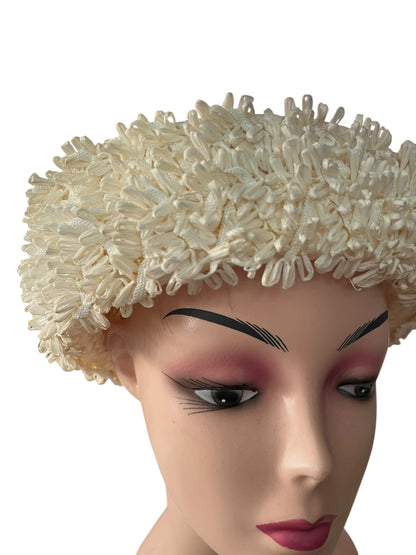 CREAM RAFFIA HAT