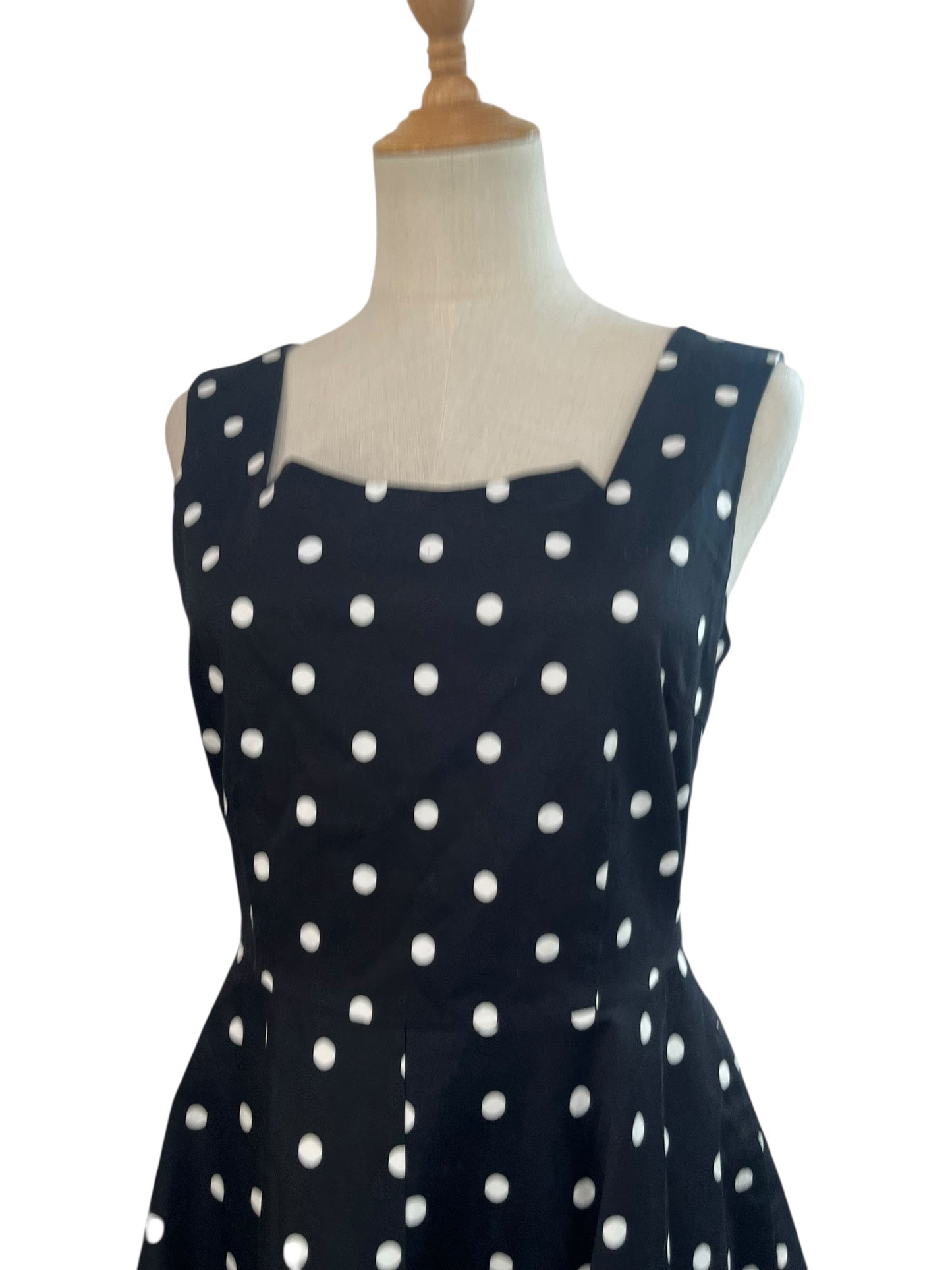 REVIVAL BLACK POLKADOT DRESS | 10