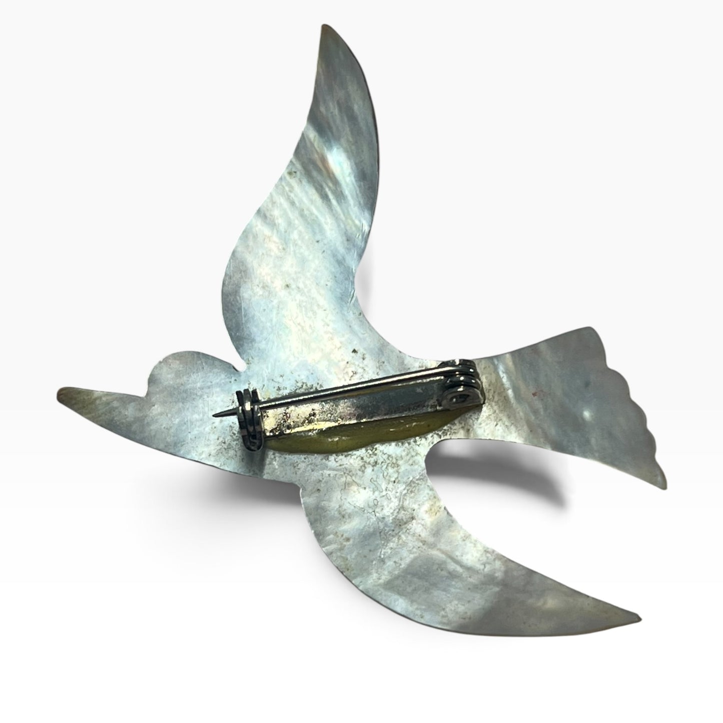 SHELL GULL BROOCH