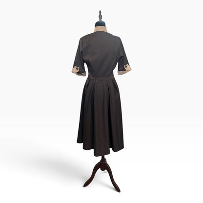 MISS CANDYFLOSS PINSTRIPE DRESS | S/10