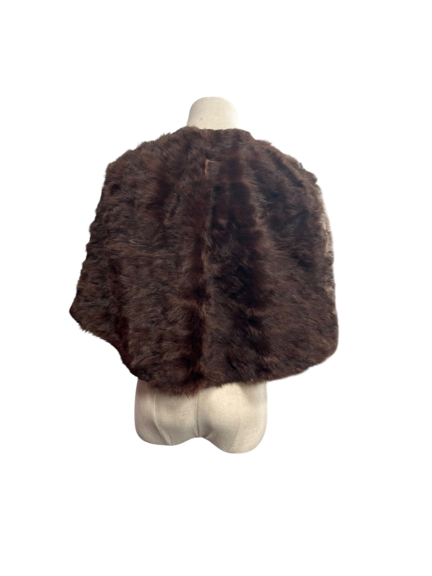 BROWN FUR CAPELET | 16/18