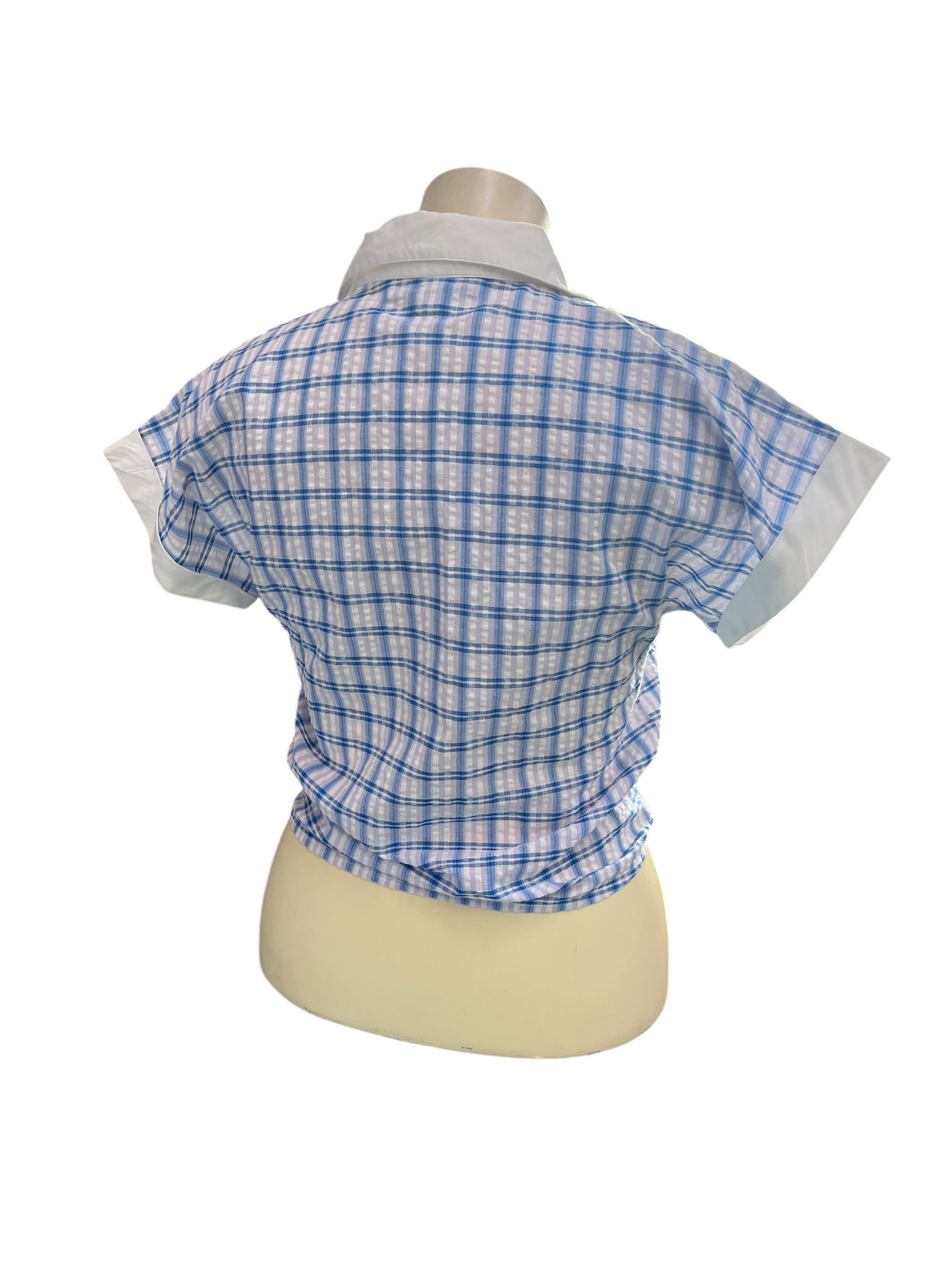 ROCK & ROMANCE BLUE CHECK SHIRT | 14