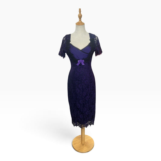 KITTEN DAMOUR PURPLE LACE DRESS | 12