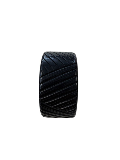 BLACK TACTILE BANGLE
