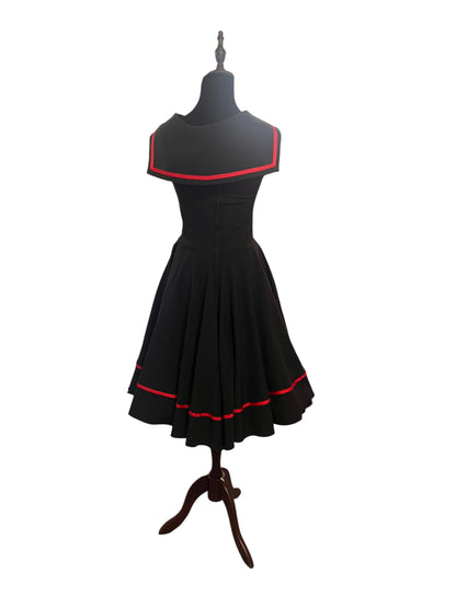 ROCK STEADY BLACK NATICAL DRESS | S