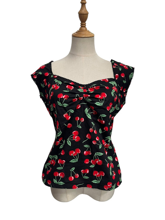 HELLBUNNY CHERRY TOP | M/12