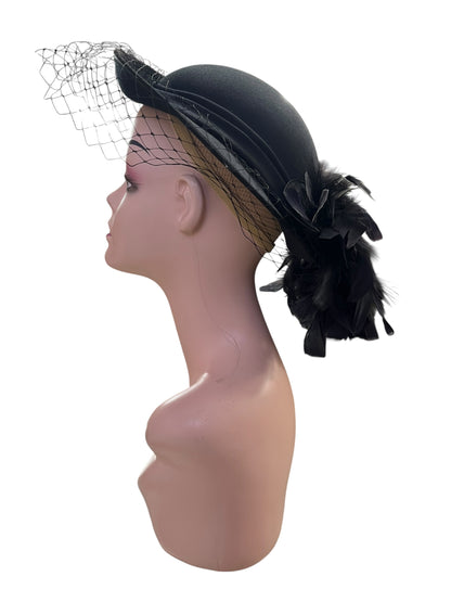 FEATHER & NET HAT