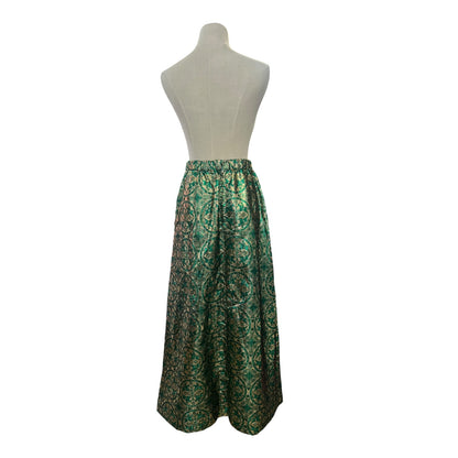 GREEN & GOLD 70S SKIRT | 10