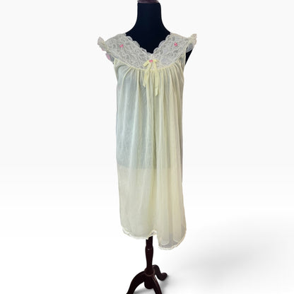 NAGELS YELLOW ROSETTE NIGHTIE | 12-14