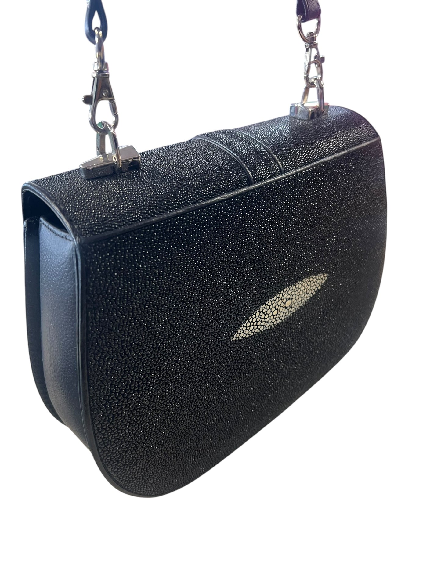 RARE STINGRAY LEATHER SHOULDER BAG