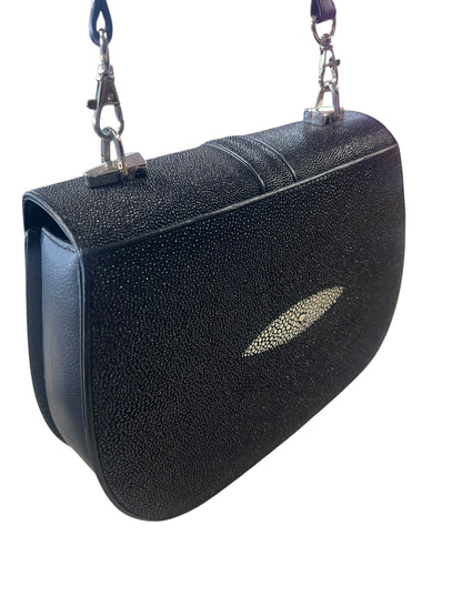 RARE STINGRAY LEATHER SHOULDER BAG