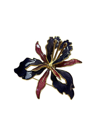 ORCHID BROOCH