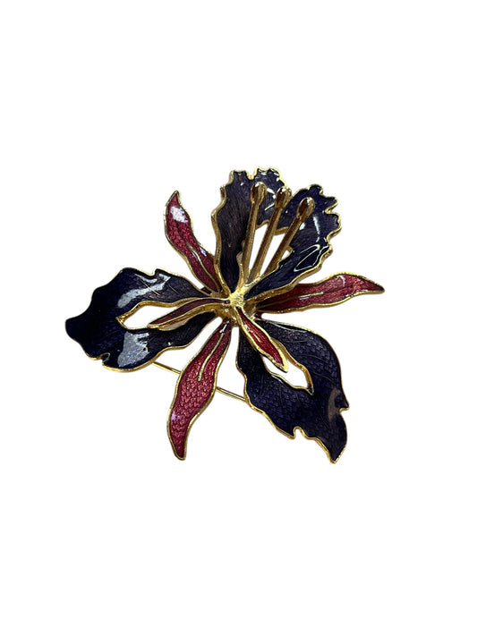 ORCHID BROOCH