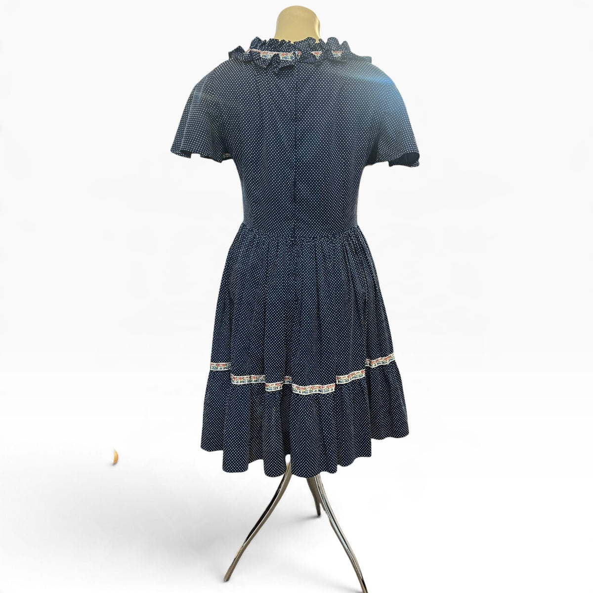 BLUE POLKA DOT DRESS | 16