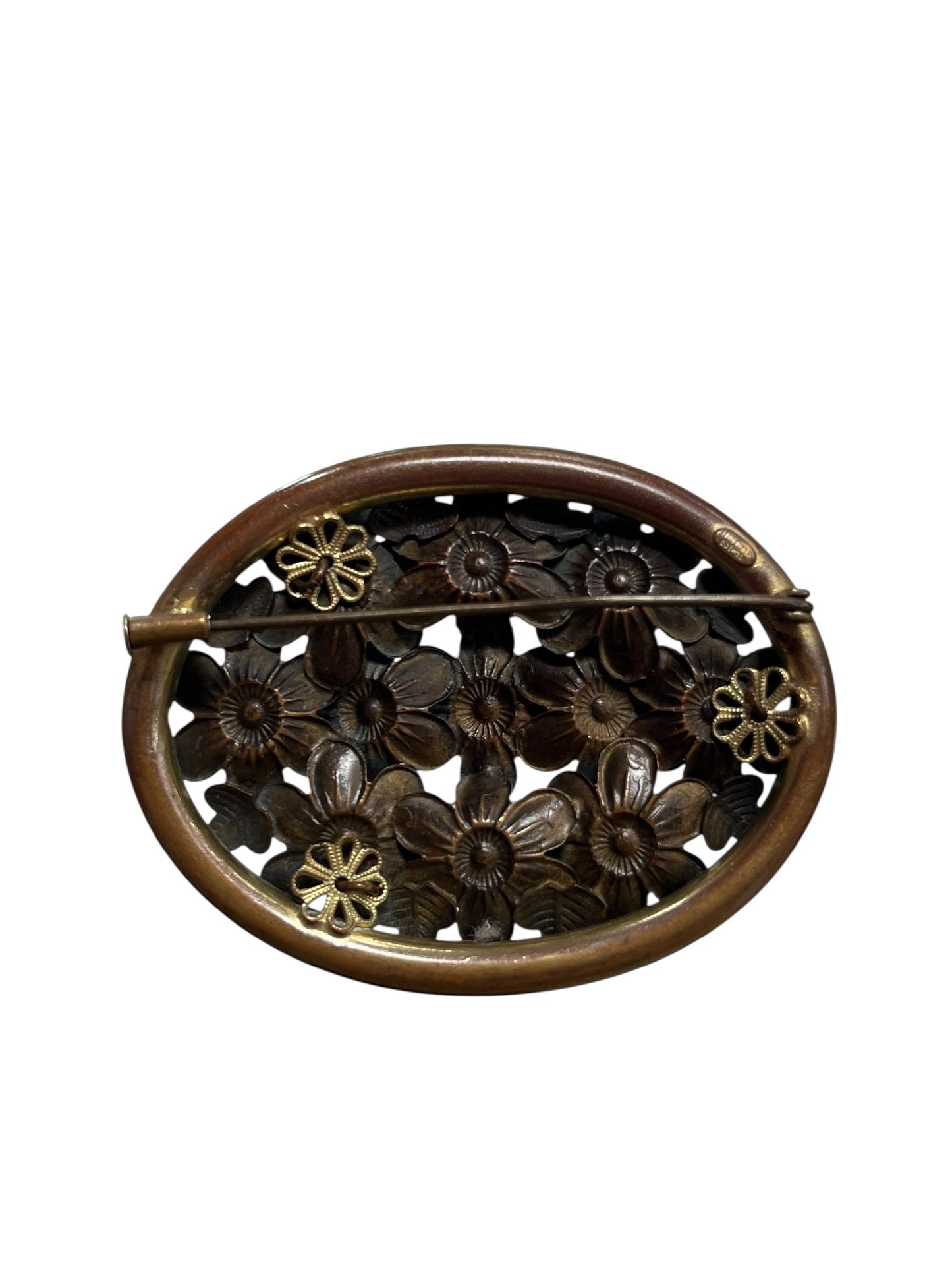 CZECH MOONGLOW BROOCH