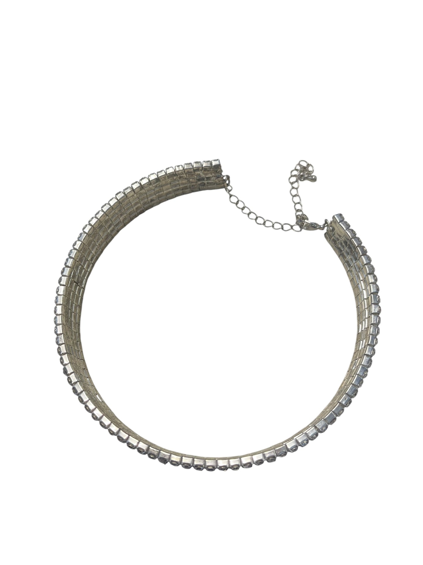 DIAMANTE CUFF CHOKER