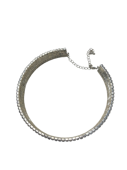 DIAMANTE CUFF CHOKER
