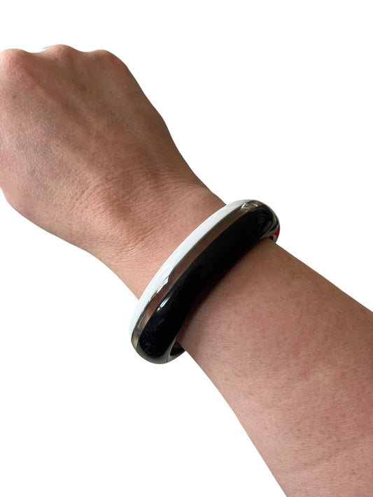 BW & CLEAR BANGLE