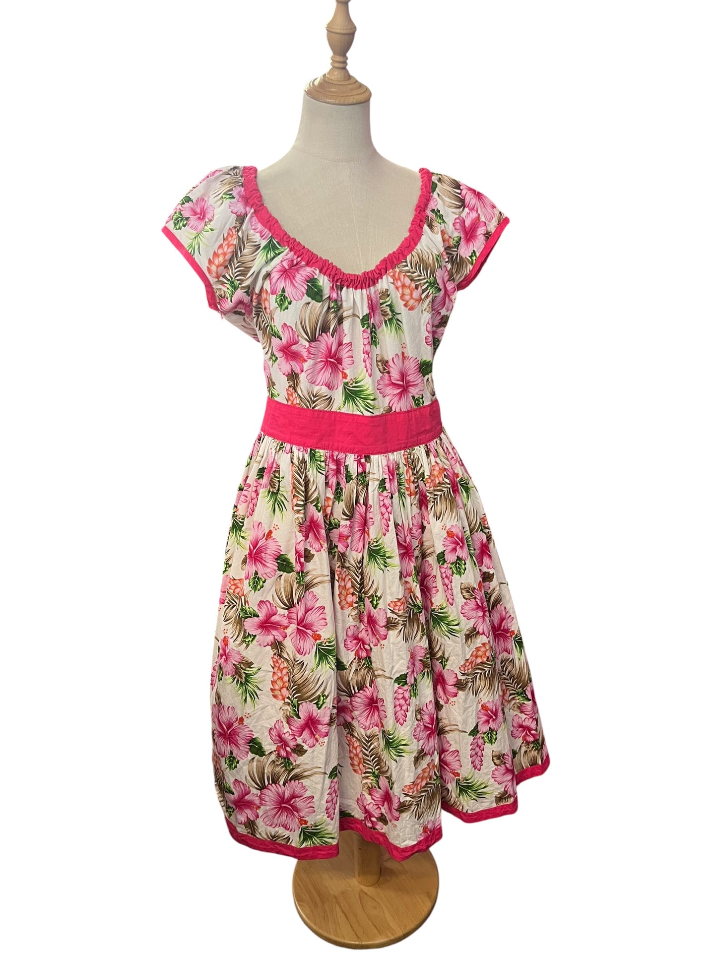 TROPCIAL HIBISCUS DRESS | 16